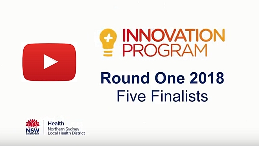 Innovation Program round one 2018 - Five Finalists